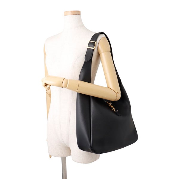 サンローランパリ ショルダーバッグ LE 5 A 7 ソフト ラージ レザー 753837 SAINT LAURENT PARIS 黒