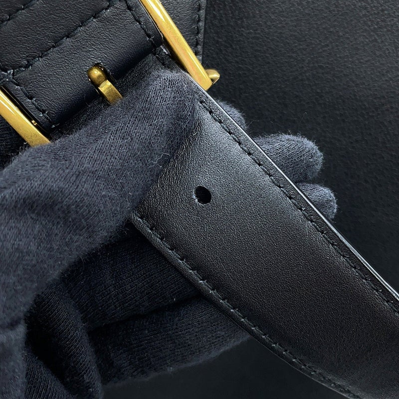 サンローランパリ ショルダーバッグ LE 5 A 7 ソフト ラージ レザー 753837 SAINT LAURENT PARIS 黒