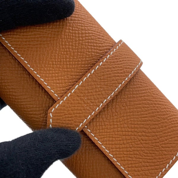エルメス 4連キーケース ベアン ゴールド/シルバー金具 エプソン K刻印 HERMES