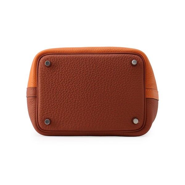 エルメス ピコタンロックPM カザック オレンジ/キュイーブル/ゴールド/シルバー金具 トリヨンクレマンス G刻印