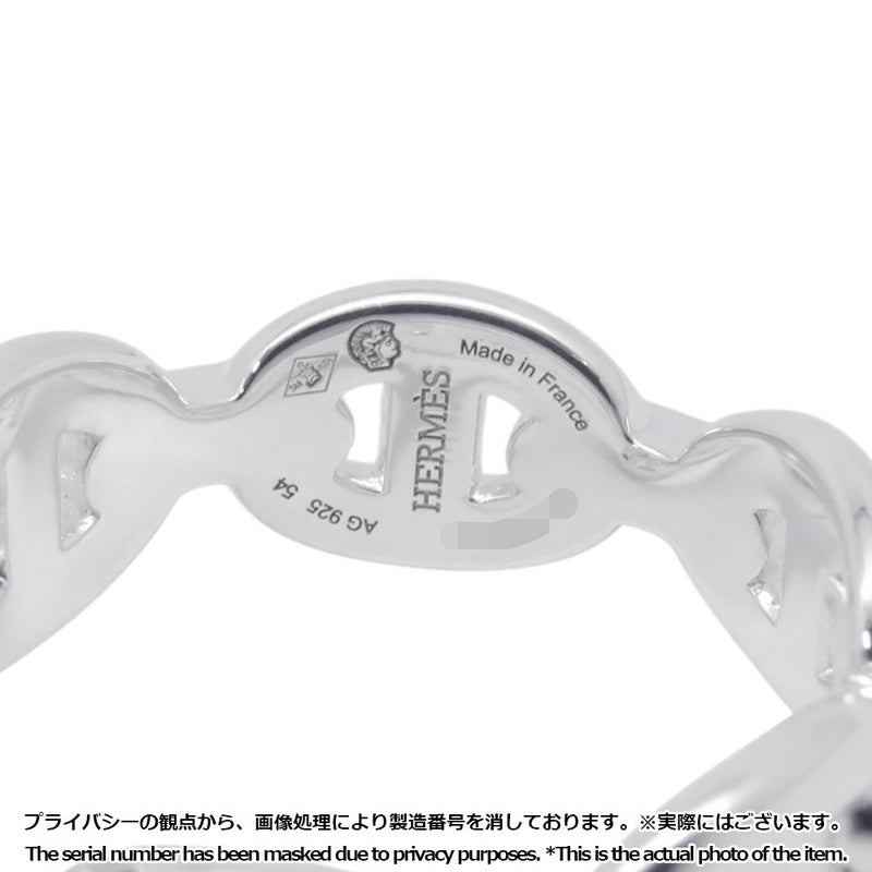 エルメス リング シェーヌダンクル アンシェネ ダブルリング SV925シルバー リングサイズ54 HERMES 指輪