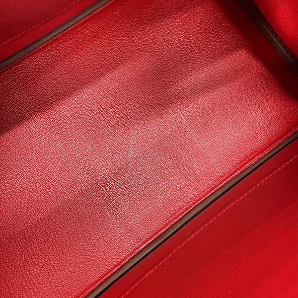 エルメス バーキン30 ルージュヴィフ/ゴールド金具 オーストリッチ D刻印 HERMES Birkin ハンドバッグ