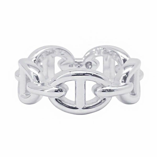 エルメス リング シェーヌダンクル アンシェネPM SV925シルバー リングサイズ49 HERMES 指輪 ジュエリー