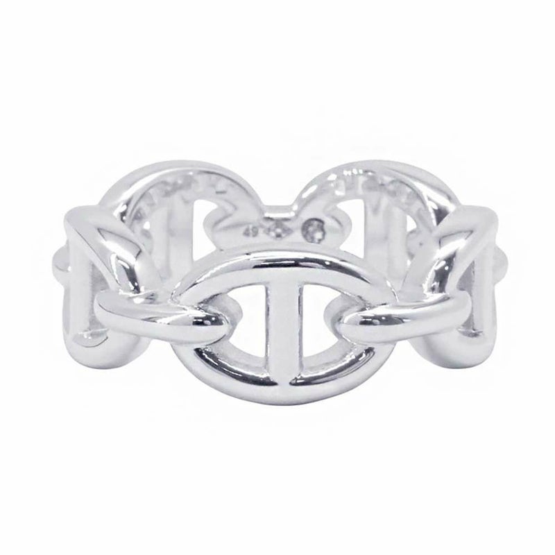 エルメス リング シェーヌダンクル アンシェネPM SV925シルバー リングサイズ49 HERMES 指輪 ジュエリー