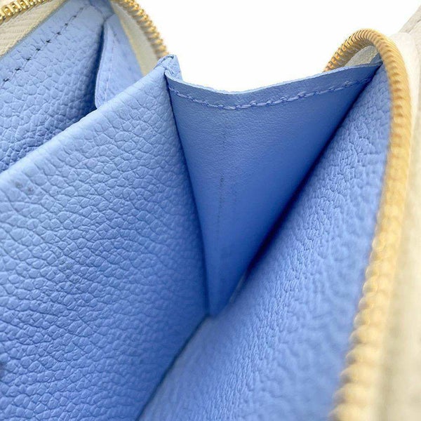 ルイヴィトン 二つ折り財布 モノグラム・アンプラント ポルトフォイユ・クレア M82934 日本限定 白 バイカラー