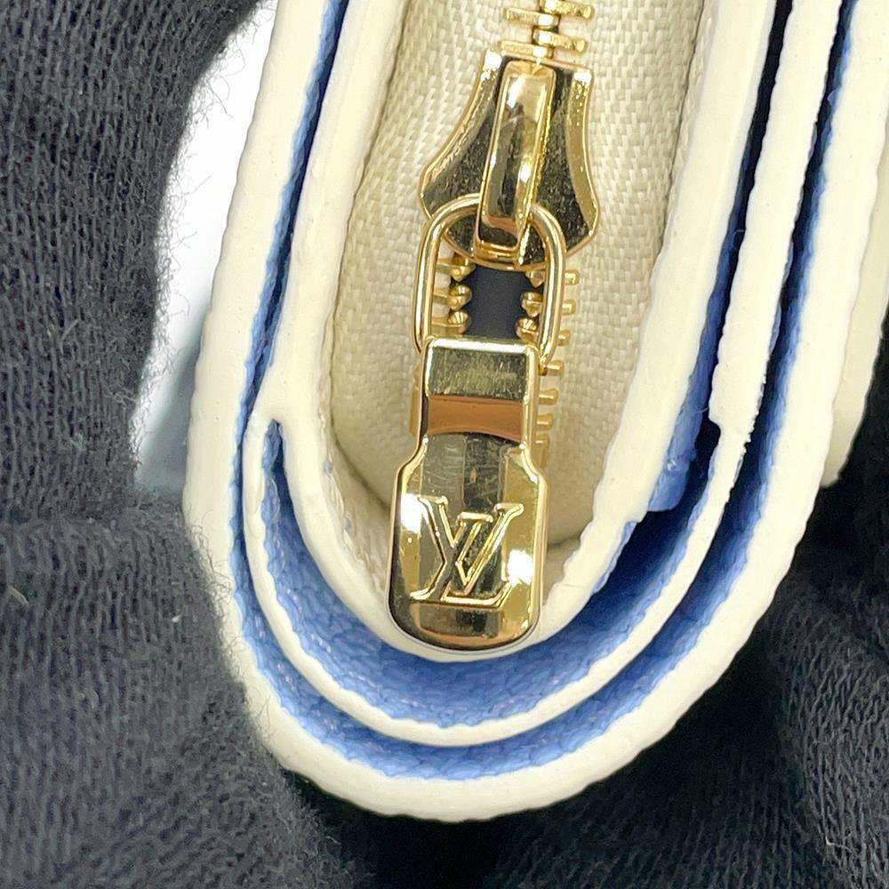 ✨良品✨　ルイヴィトン　アンプラント　二つ折り　ポルトフォイユ　ホワイト　LV LOUIS VUITTON（ルイ・ヴィトン） 二つ折り財布 モノグラム アン