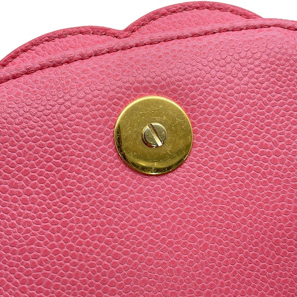 シャネル チェーンショルダーバッグ ミニ メッセンジャー マトラッセ ココマーク キャビアスキン AS3867 CHANEL