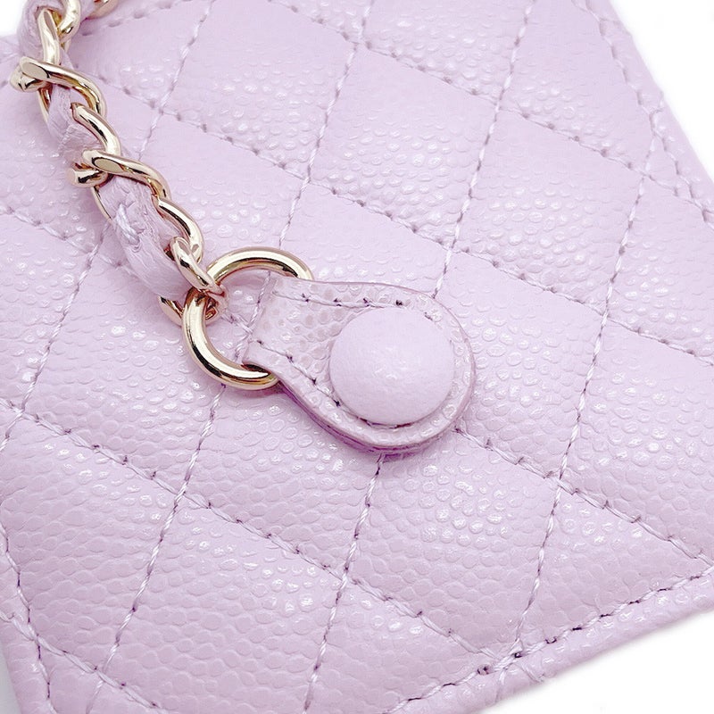 シャネル バニティバッグ トップハンドル マトラッセ ココマーク キャビアスキン AP2573 CHANEL 化粧ポーチ