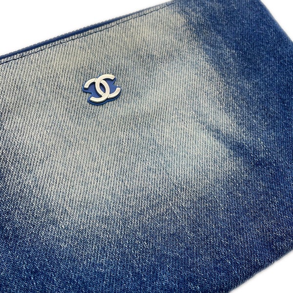 シャネル チェーンショルダーバッグ CHANEL 22 マトラッセ スモール デニム AS3260 ポーチ付き