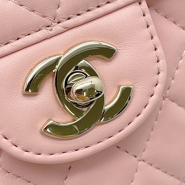 シャネル チェーンショルダーバッグ マトラッセ ココマーク ハートシェイプ ラムスキン AS5764 CHANEL