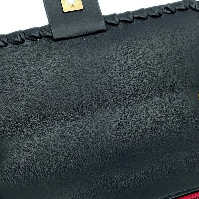 シャネル チェーンショルダーバッグ マトラッセ ココマーク シングルフラップ AS2496 CHANEL 黒
