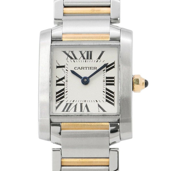 カルティエ タンク フランセーズ SM W51007Q4 Cartier 腕時計 クォーツ 白文字盤