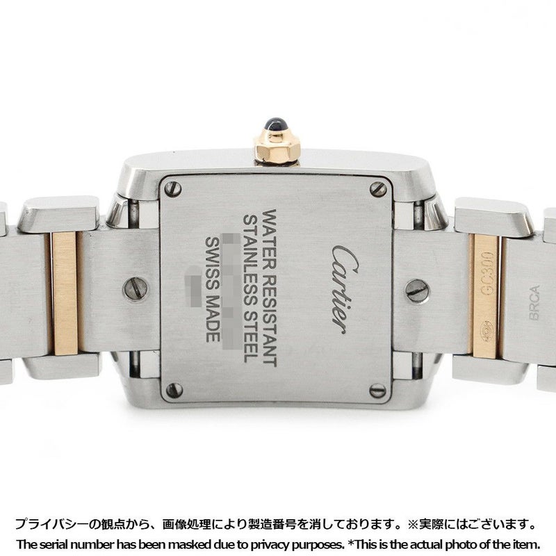 カルティエ タンク フランセーズ SM W51007Q4 Cartier 腕時計 クォーツ 白文字盤