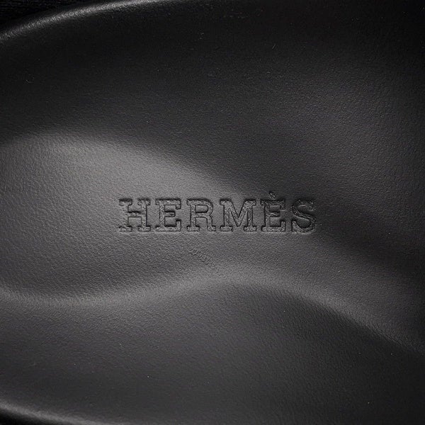 エルメス サンダル シプレ ベロア レザー レディースサイズ36 HERMES 靴 黒
