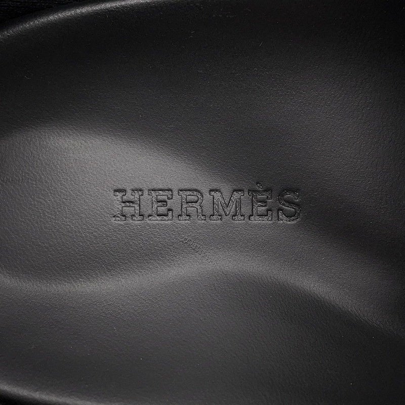 エルメス サンダル シプレ ベロア レザー レディースサイズ36 HERMES 靴 黒