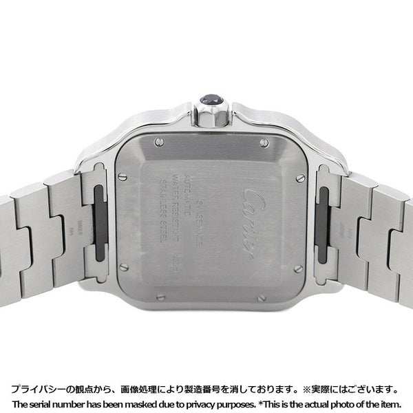 カルティエ サントス ドゥ カルティエ LM WSSA0037 Cartier 腕時計 グレー文字盤