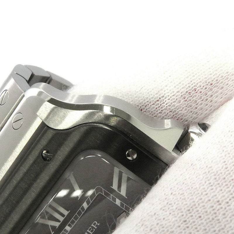 カルティエ サントス ドゥ カルティエ LM WSSA0037 Cartier 腕時計 グレー文字盤