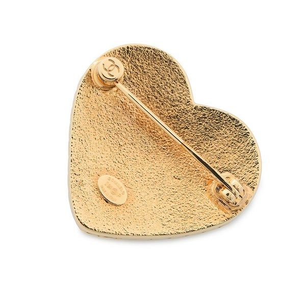 シャネル ブローチ ハート ココマーク I24 P ABC728 CHANEL アクセサリー