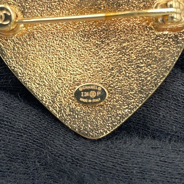 シャネル ブローチ ハート ココマーク I24 P ABC728 CHANEL アクセサリー