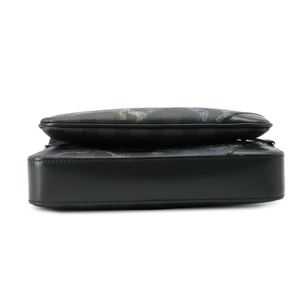 ルイヴィトン ショルダーバッグ ダミエ・グラフィット トリオ・メッセンジャー アニマル N58040 LOUIS VUITTON 黒 ブラック
