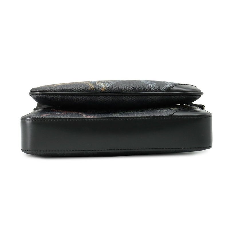 ルイヴィトン ショルダーバッグ ダミエ・グラフィット トリオ・メッセンジャー アニマル N58040 LOUIS VUITTON 黒 ブラック