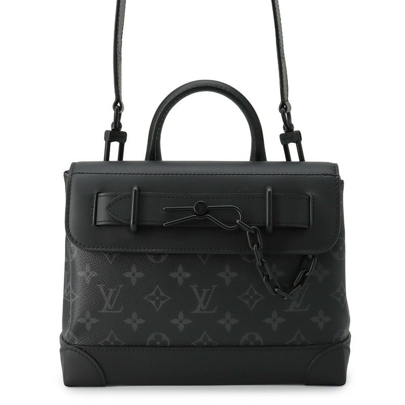 ルイヴィトン ショルダーバッグ モノグラム・エクリプス スティーマーPM M46953 LOUIS VUITTON 黒 ブラック