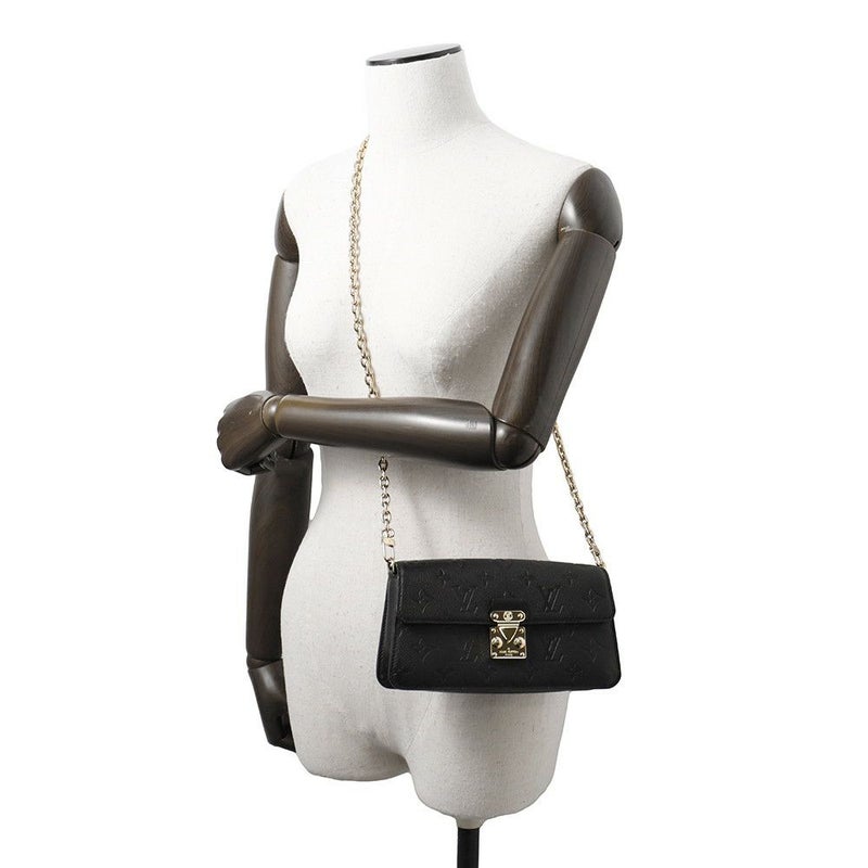 ルイヴィトン 長財布 モノグラム・アンプラント ウォレット オン チェーン・メティス M82637 LOUIS VUITTON 黒 ブラック