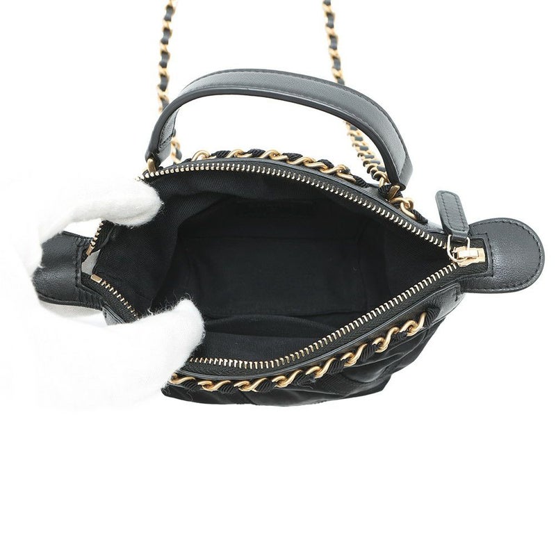 シャネル チェーンショルダーポーチ ココマーク ナイロン AP2669 CHANEL 黒