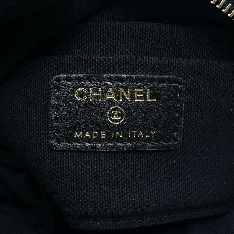 シャネル チェーンショルダーポーチ ココマーク ナイロン AP2669 CHANEL 黒