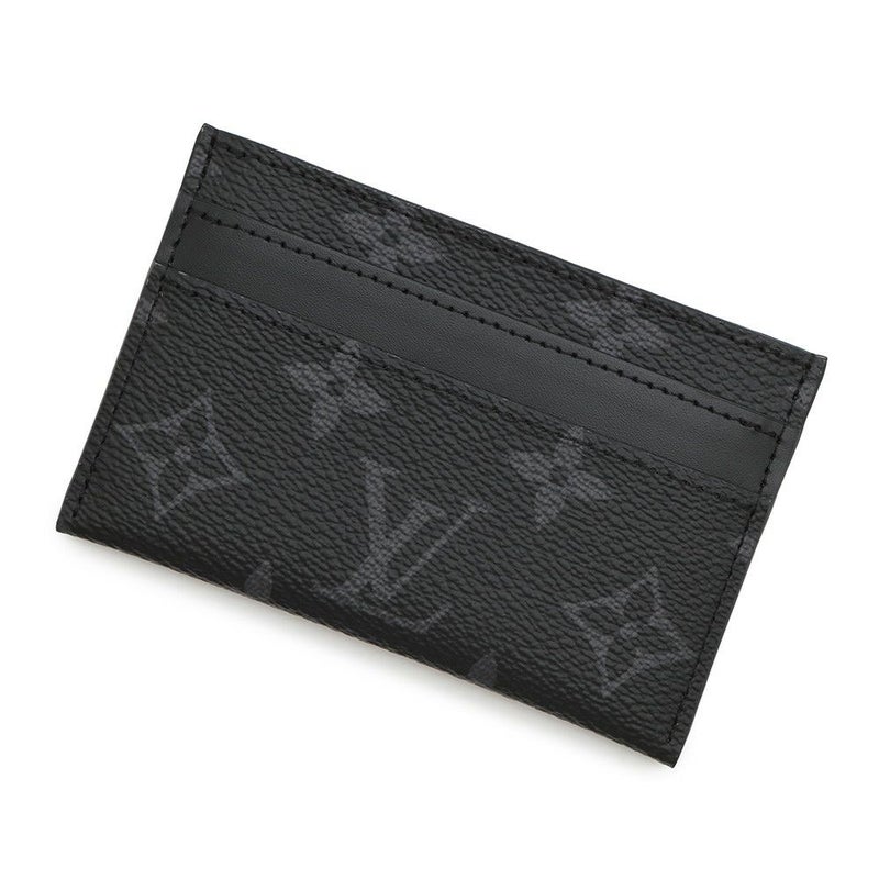ルイヴィトン カードケース モノグラム・エクリプス ポルト・カルト・ダブル M62170 LOUIS VUITTON 黒 ブラック