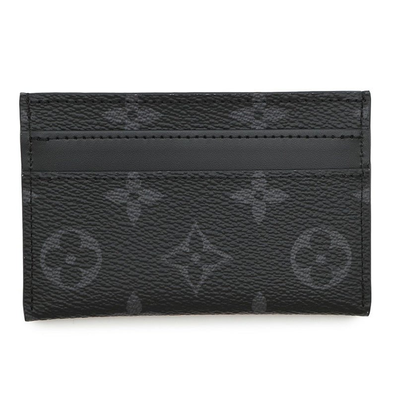 ルイヴィトン カードケース モノグラム・エクリプス ポルト・カルト・ダブル M62170 LOUIS VUITTON 黒 ブラック