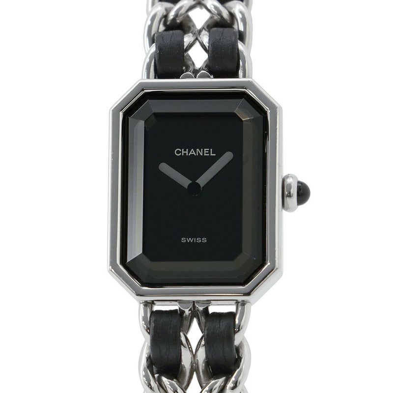 シャネル プルミエール S H0451 CHANEL レディース 腕時計 クォーツ 黒文字盤