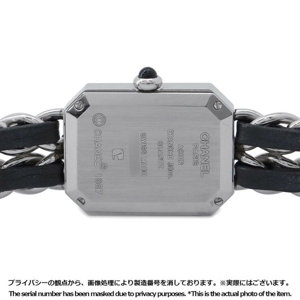 シャネル プルミエール S H0451 CHANEL レディース 腕時計 クォーツ 黒文字盤
