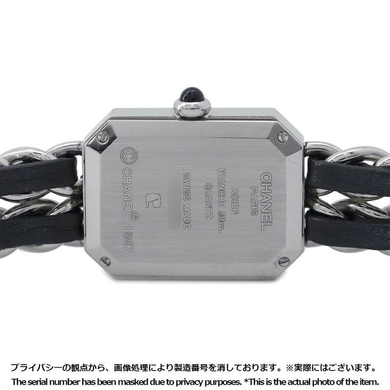 シャネル プルミエール S H0451 CHANEL レディース 腕時計 クォーツ 黒文字盤