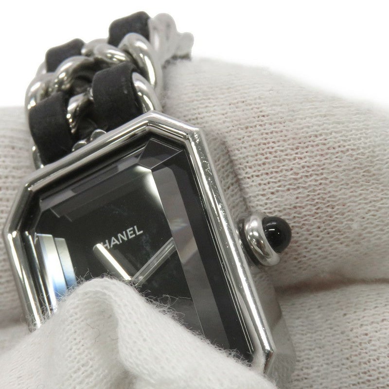 シャネル プルミエール S H0451 CHANEL レディース 腕時計 クォーツ 黒文字盤