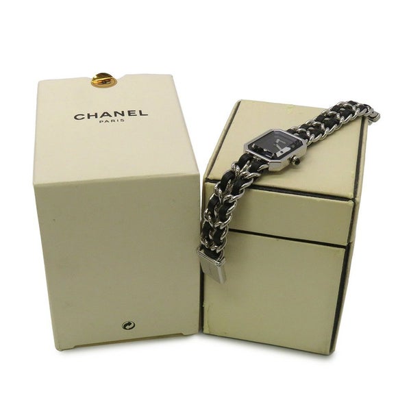 シャネル プルミエール S H0451 CHANEL レディース 腕時計 クォーツ 黒文字盤
