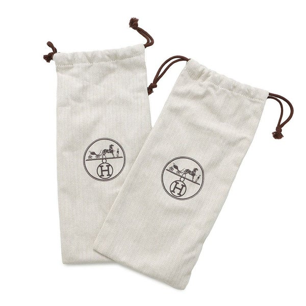 エルメス サンダル オラン 占星術 レザー レディースサイズ37 HERMES 靴 黒 白