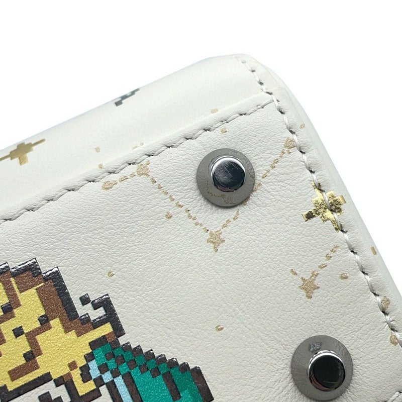 クリスチャン・ディオール ハンドバッグ レディディオール ミニ 星座 ピクセル S0856BNER 2wayショルダーバッグ 白