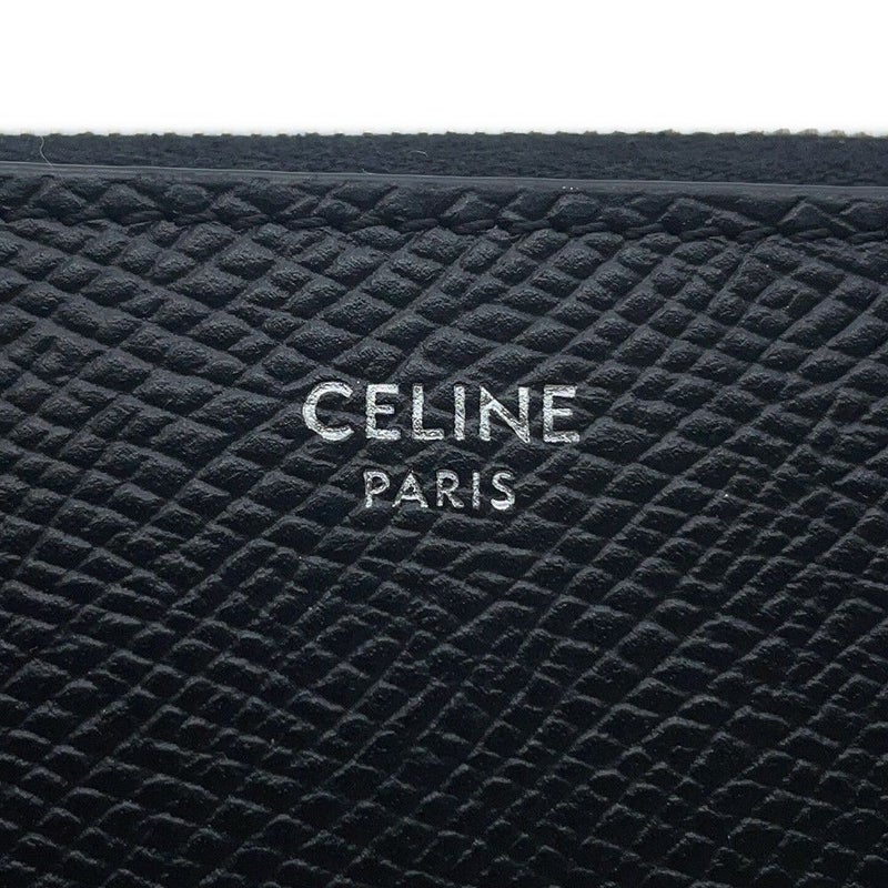 セリーヌ 長財布 ラージ ジップウォレット レザー 10B553BEL CELINE 財布 黒