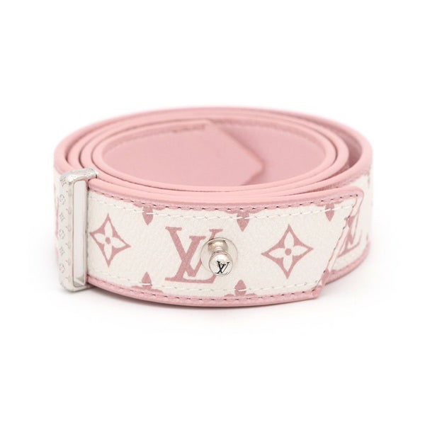 ルイヴィトン ベルト モノグラム サンチュール ベルト レディースサイズ80 M9302 白