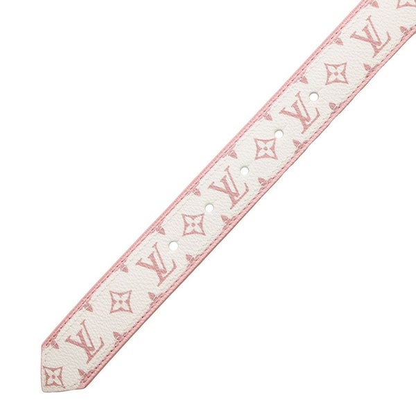 ルイヴィトン ベルト モノグラム サンチュール ベルト レディースサイズ80 M9302 白