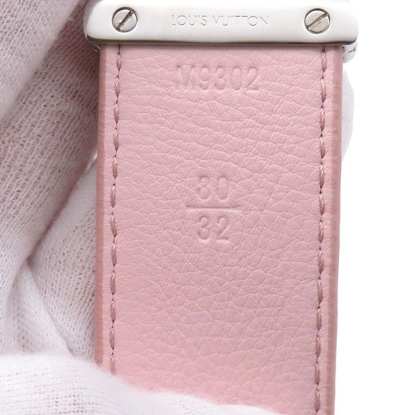 ルイヴィトン ベルト モノグラム サンチュール ベルト レディースサイズ80 M9302 白