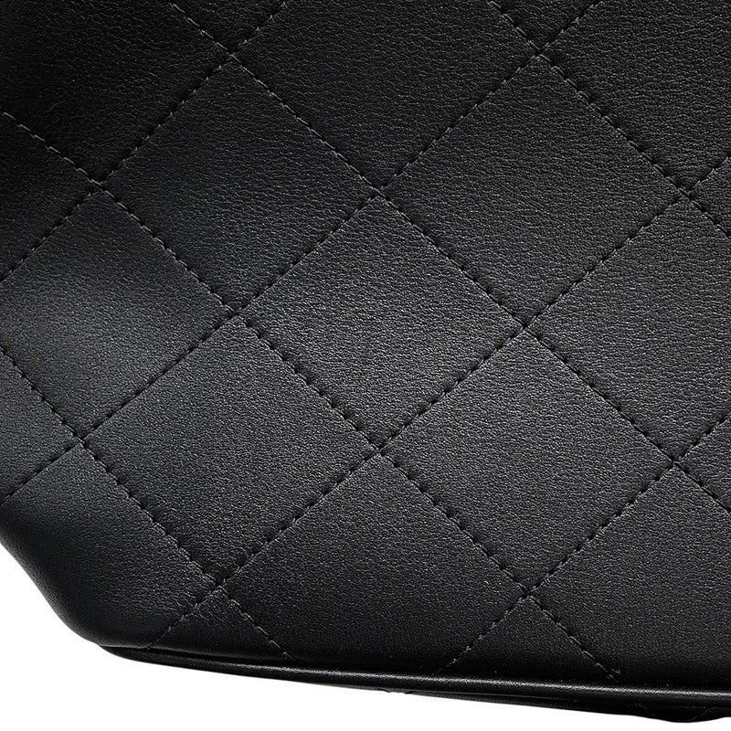 シャネル ハンドバッグ ココマーク ミニショッピングバッグ AS61998 CHANEL 2wayチェーンショルダーバッグ 黒