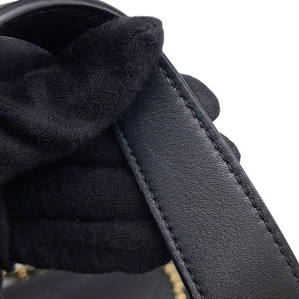 シャネル ハンドバッグ ココマーク ミニショッピングバッグ AS61998 CHANEL 2wayチェーンショルダーバッグ 黒