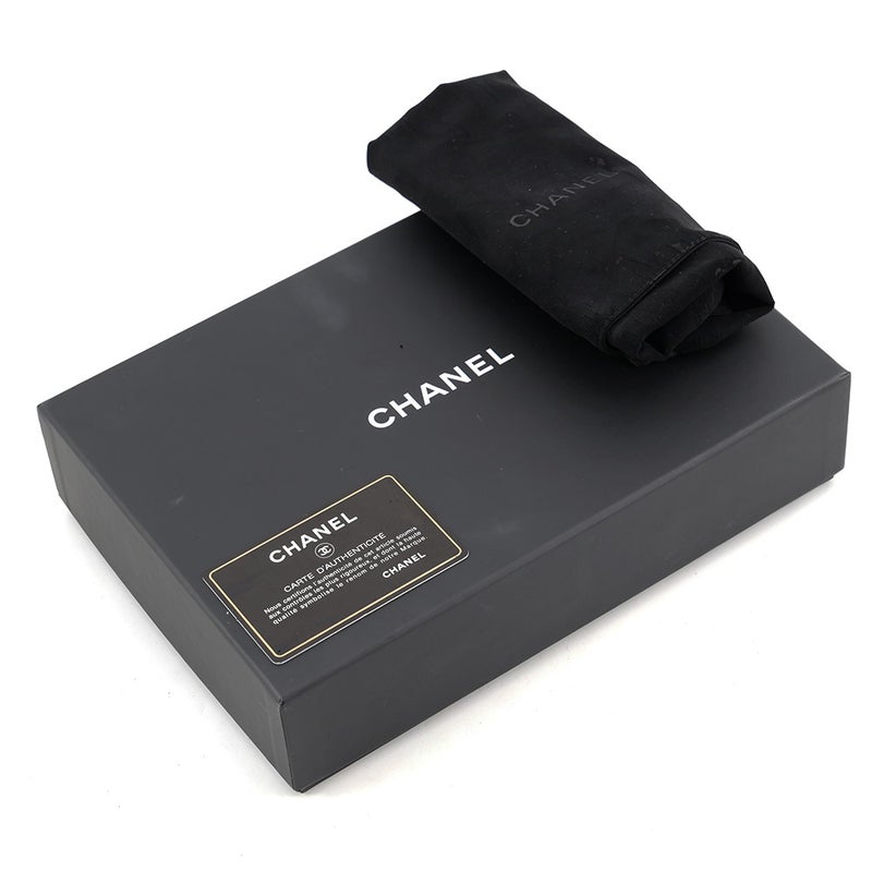 シャネル チェーンウォレット クラシック マトラッセ ココマーク キャビアスキン AP0250 CHANEL 財布 黒