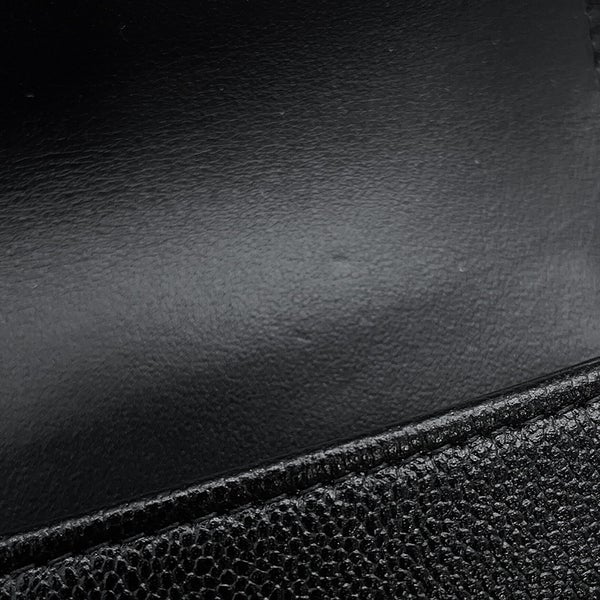 シャネル チェーンショルダーフォンケース ボーイシャネル キャビアスキン AP3013 CHANEL ポシェット 黒