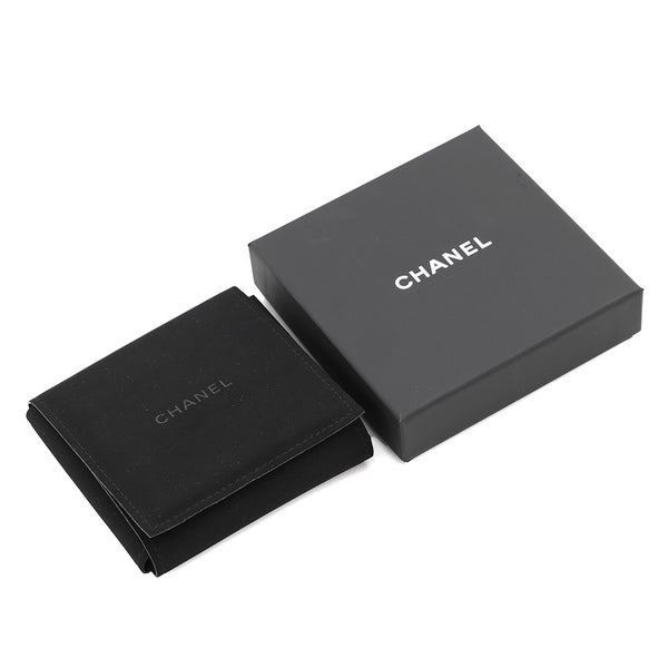 シャネル スカーフリング アニマル柄 ココマーク ラインストーン 26A AAC100 CHANEL アクセサリー 黒