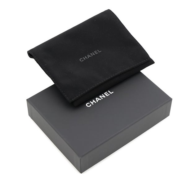シャネル 三つ折り財布 マトラッセ ココマーク クラシック スモール フラップ ウォレット デニム AP0229 CHANEL