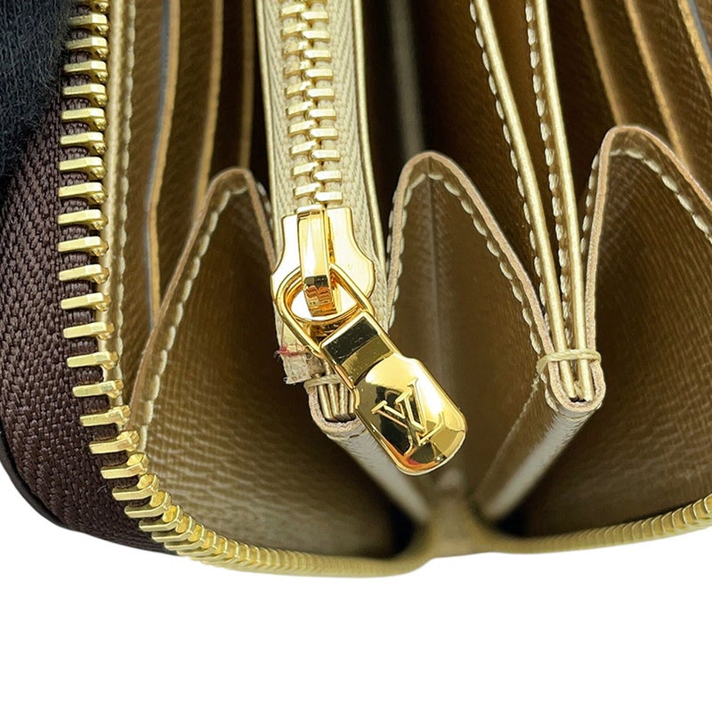 ルイヴィトン 長財布 モノグラム  ジッピーウォレット M27030 LOUIS VUITTON 財布 日本限定 ゴールド