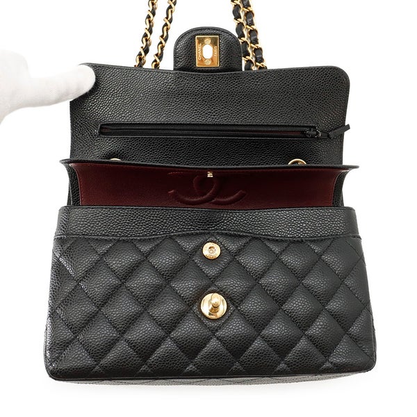 シャネル チェーンショルダーバッグ マトラッセ23 ココマーク ダブルチェーン A01113 CHANEL バッグ 黒